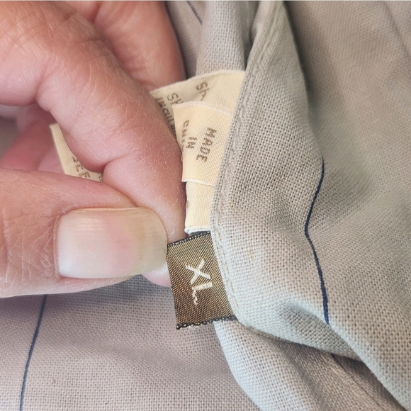 Men's Cream Bomber Jacket - Picture 11 of 16